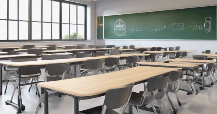 Mobiliario escolar ergonómico generado por IA según biometría de estudiantes