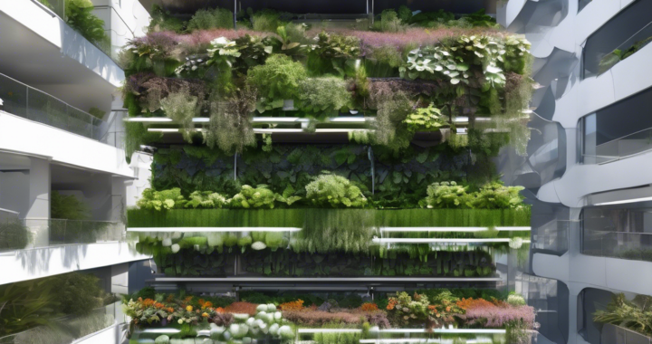 Sistemas de riego autónomos para jardines verticales en fachadas inteligentes