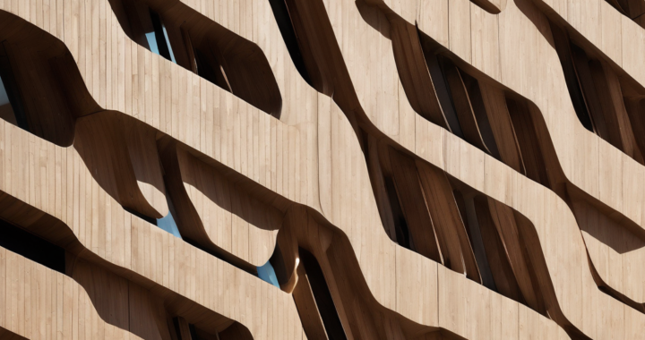 Texturas generativas en materiales ecológicos para revestimientos arquitectónicos