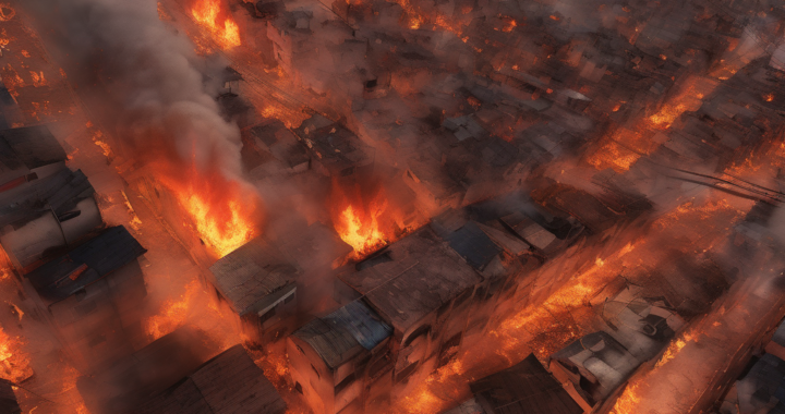 Simulación de propagación de incendios en favelas usando datos topográficos