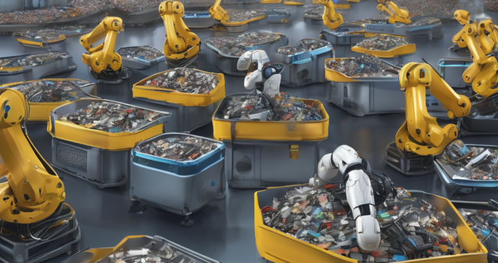 IA en la gestión de residuos electrónicos mediante robots clasificadores