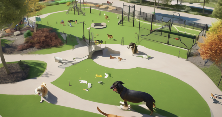 Diseño de parques caninos con zonas adaptadas a razas y comportamientos